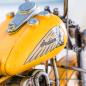 Mobile Preview: Handgefertigtes Modellfahrzeug Retro Chopper gelb (40 cm)